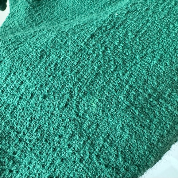 🎉Former HP!🎉 Madewell Texture & Thread Full Sleeve Top Size Medium Green - Picture 10 of 12